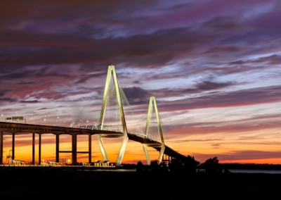 Ravenel Bridge Sunset