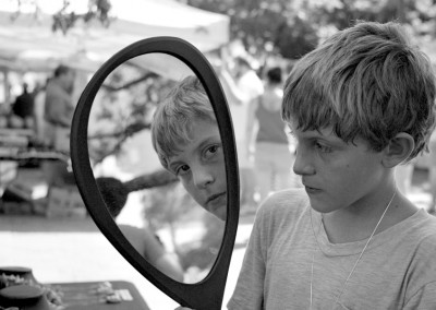 Boy In Mirror