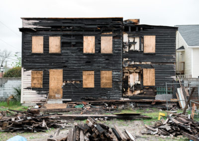 Burned Building on Sprint Street