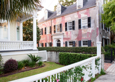 Pink Stucco House