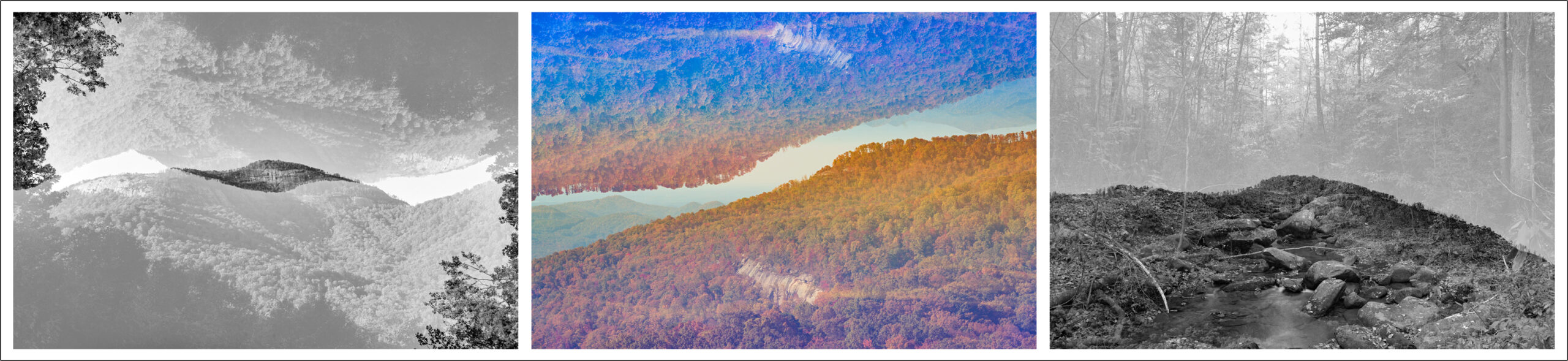 Table Rock State Park AIR Triptych by Steven Hyatt web